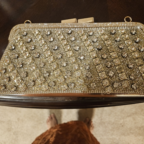 Gold Rhinestone Clutch - Picture 3 of 3